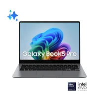 Samsung Galaxy Book5 Pro Intel Core Ultra 7 256V Notebook (14") Touch screen WQXGA+ 16 GB LPDDR5x-SDRAM 512 GB SSD Wi-Fi 7 (802.11be) Windows 11 Home Grigio
