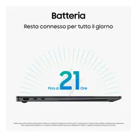 Samsung Galaxy Book5 Pro Intel Core Ultra 7 256V Notebook (14") Touch screen WQXGA+ 16 GB LPDDR5x-SDRAM 512 GB SSD Wi-Fi 7 (802.11be) Windows 11 Home Grigio