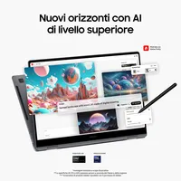 Samsung Galaxy Book4 Pro 360 Intel Core Ultra 7 155H Ibrido (2 in 1) 40,6 cm (16") Touch screen WQXGA+ 16 GB LPDDR5x-SDRAM 1 TB SSD Wi-Fi 6E (802.11ax) Windows 11 Pro Grigio
