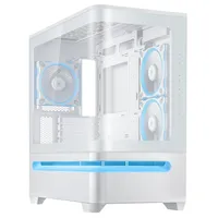 Asus Prime AP202 TG ARGB White Case Micro-ATX Vetro Temperato