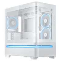 Asus Prime AP202 TG ARGB White Case Micro-ATX Vetro Temperato