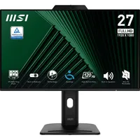 MSI PRO MP272PMG 27" Full HD 120Hz IPS Webcam Pivot Hub USB