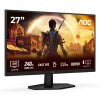 AOC Gaming Q27G42ZE 27" QHD 240Hz Fast IPS 1ms HDMI DP