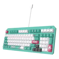 Asus TUF Gaming K3 Gen II Hatsune Miku Edition - Tastiera Ottico-Meccanica Layout US, Edizione Limitata Miku, PBT Keycaps