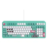 Asus TUF Gaming K3 Gen II Hatsune Miku Edition - Tastiera Ottico-Meccanica Layout US, Edizione Limitata Miku, PBT Keycaps
