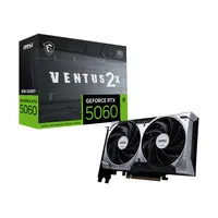 MSI GeForce RTX 5060 8G VENTUS 2X OC NVIDIA 8 GB GDDR7, 7680 x 4320 Pixel 128 bit 28 Gbit/s PCI Express x16 5.0, Quantità porte HDMI: 1, DisplayPorts: 3