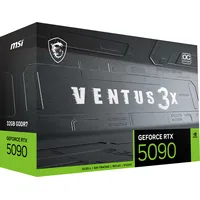 MSI VENTUS GEFORCE RTX 5090 32G 3X OC scheda video NVIDIA 32 GB GDDR7, 7680 x 4320 Pixel 512 bit PCI Express x16 5.0, Quantità porte HDMI: 1, DisplayPorts: 3
