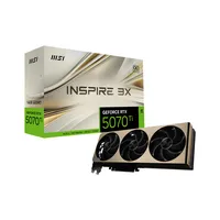 MSI GeForce RTX 5070 Ti 16G INSPIRE 3X OC PLUS NVIDIA 16 GB GDDR7, 7680 x 4320 Pixel 256 bit 28 Gbit/s PCI Express 5.0, Quantità porte HDMI: 1, DisplayPorts: 3