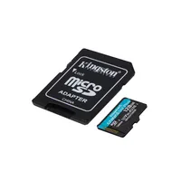 Kingston Technology Scheda microSDXC Canvas Go Plus 170R A2 U3 V30 da 128GB + adattatore