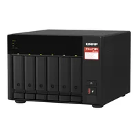 QNAP TS-673A NAS Tower AMD Ryzen™ V1500B 8 GB DDR4 QNAP Turbo System Nero