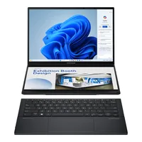 ASUS Zenbook Duo UX8406 Intel Core Ultra 7 155H Notebook 35,6 cm (14") Touch screen 3K 32 GB LPDDR5x-SDRAM 1 TB SSD Wi-Fi 6E (802.11ax) Windows 11 Pro Grigio