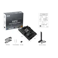 ASUS X870 MAX GAMING WIFI7 AMD X870 Socket AM5 ATX, 2.5 Gigabit Ethernet, Wi-Fi 7 (802.11be), Bluetooth 5.4